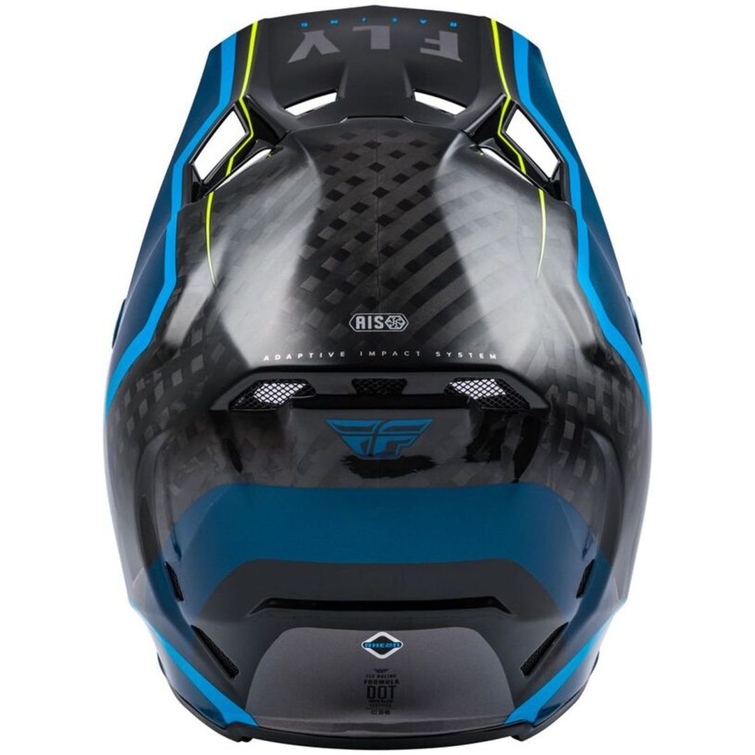 Crosshjälm Formula Carbon Axon Svart/blå FLY RACING XL – bild 4