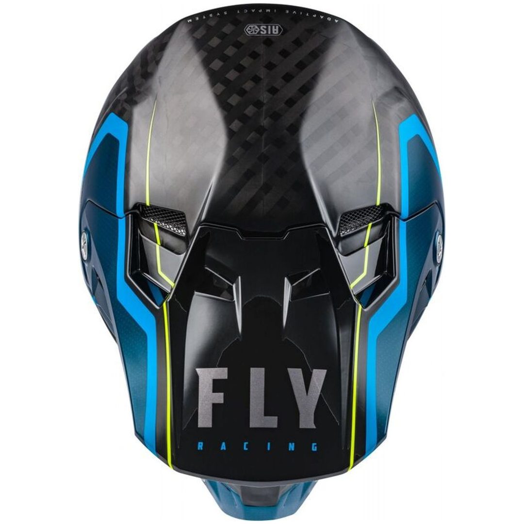 Crosshjälm Formula Carbon Axon Svart/blå FLY RACING XL – bild 3