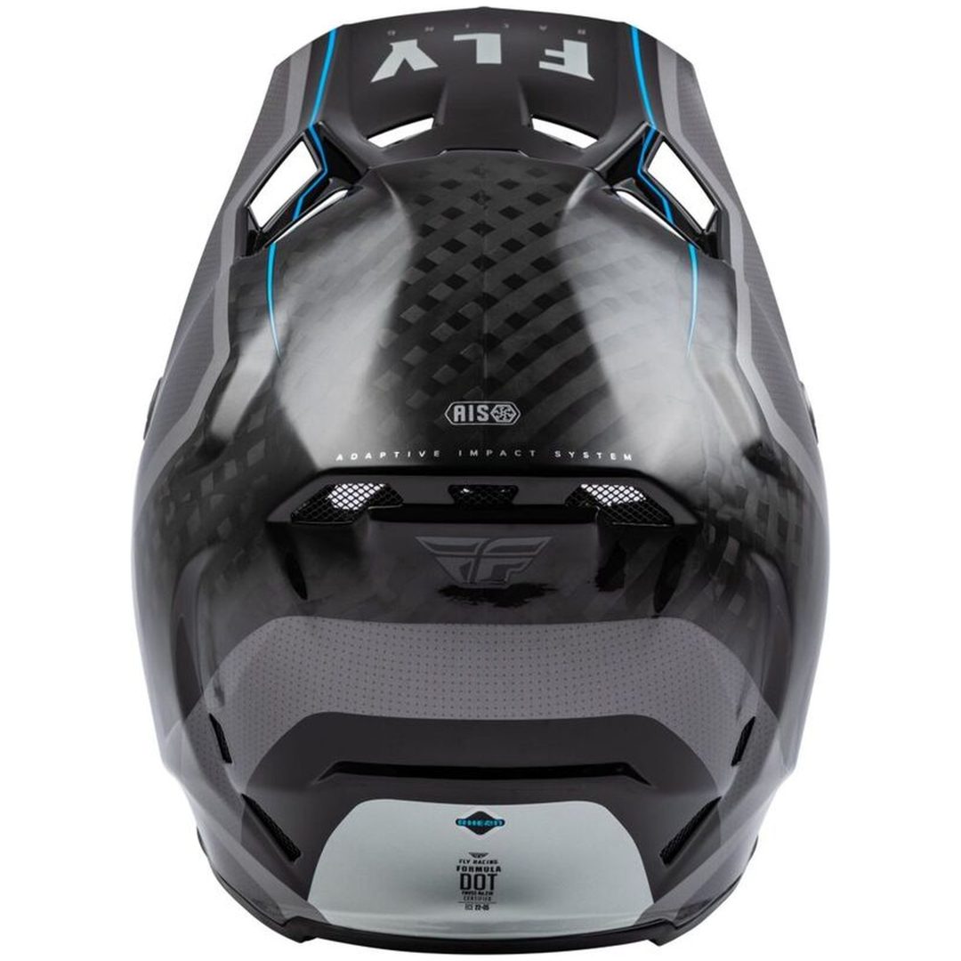 Crosshjälm Formula Carbon Axon Svart/grå/blå FLY RACING XL – bild 3