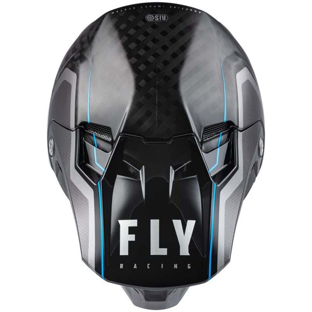 Crosshjälm Formula Carbon Axon Svart/grå/blå FLY RACING XL – bild 2
