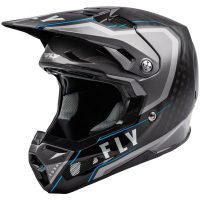 Crosshjälm Formula Carbon Axon Svart/grå/blå FLY RACING