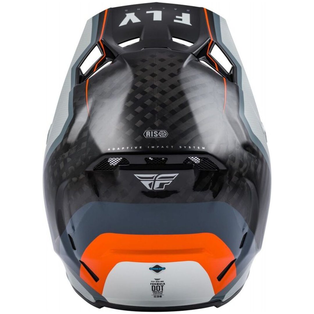 Crosshjälm Formula Carbon Axon Svart/grå/orange FLY RACING XL – bild 3