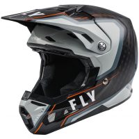 Crosshjälm Formula Carbon Axon Svart/grå/orange FLY RACING
