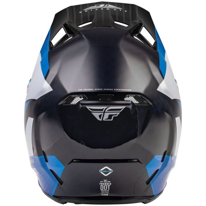 Crosshjälm Formula Carbon Prime Blå/vit/blå Carbon FLY RACING L – bild 4