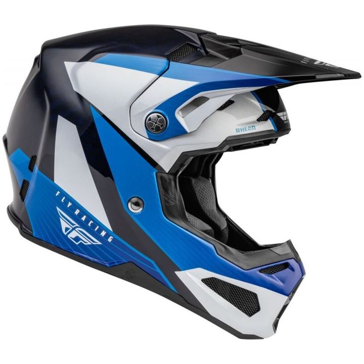 Crosshjälm Formula Carbon Prime Blå/vit/blå Carbon FLY RACING L – bild 2