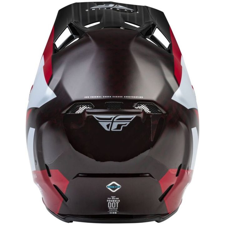 Crosshjälm Formula Carbon Prime Röd/vit/röd Carbon FLY RACING XL – bild 4