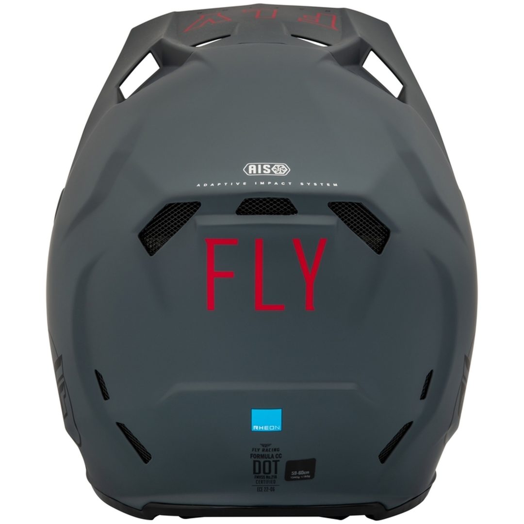 Crosshjälm Formula Cc Centrum Mattgrå/svart FLY RACING XS – bild 5