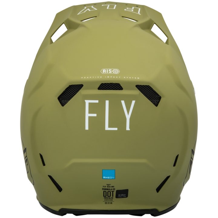 Crosshjälm Formula Cc Centrum Metallisk Röd/vit FLY RACING XL – bild 5