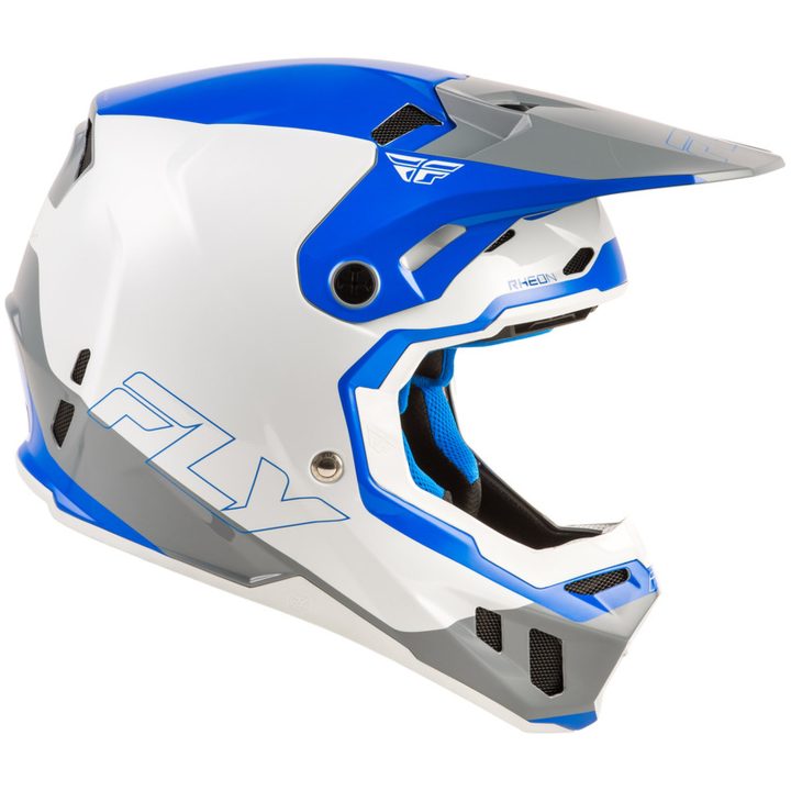 Crosshjälm Formula CC Glide Blå/Grå FLY RACING s – bild 4