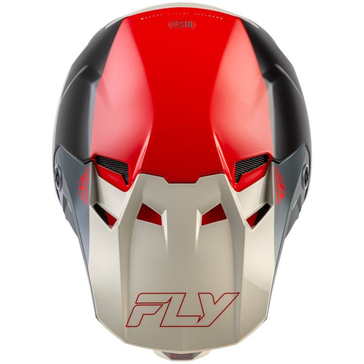 Crosshjälm Formula CC Glide Svart/Röd/Grå FLY RACING s – bild 3