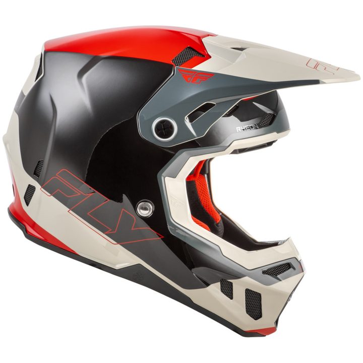 Crosshjälm Formula CC Glide Svart/Röd/Grå FLY RACING s – bild 4