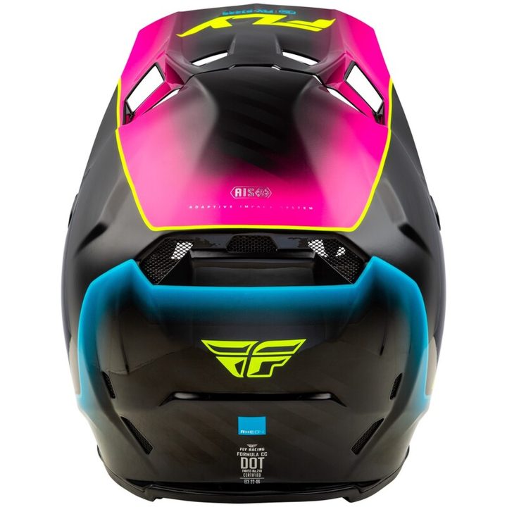Crosshjälm Formula Cc L.e. Underglow Grå/rosa/blå FLY RACING XL – bild 4