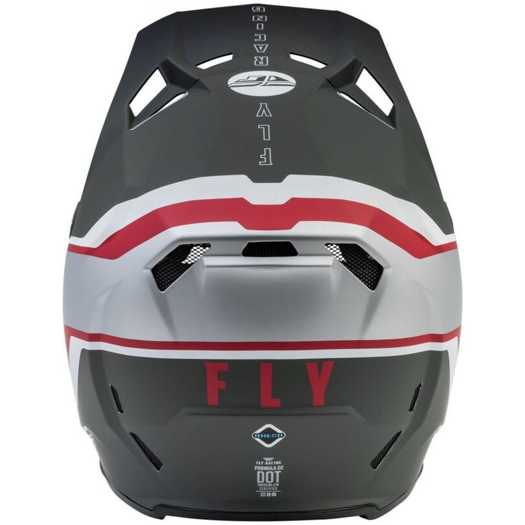 Crosshjälm Formula Cc Matt Silver/röd/vit FLY RACING XS – bild 4