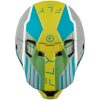 Crosshjälm Formula CC Strike Grå Grön Turkos FLY RACING s – miniatyr 4