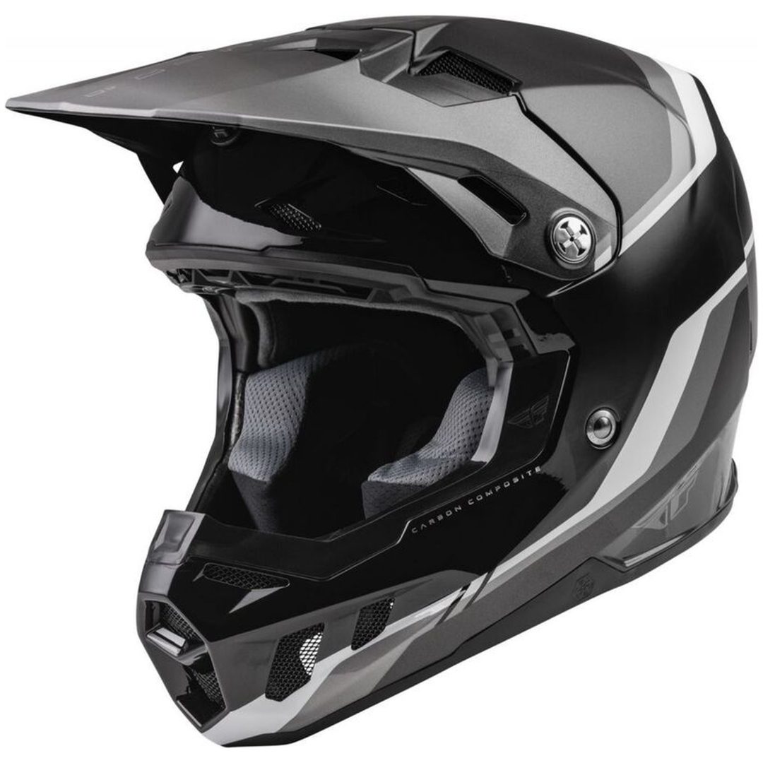 Crosshjälm Formula Cc Svart/kol/vit FLY RACING XL