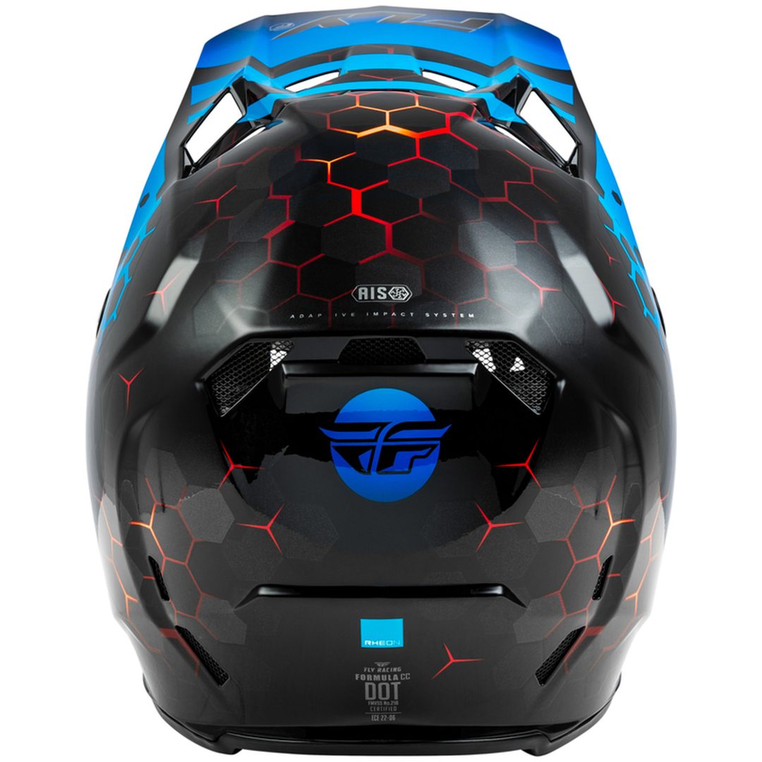 Crosshjälm Formula Cc Tektonic Svart/blå/röd FLY RACING XL – bild 4