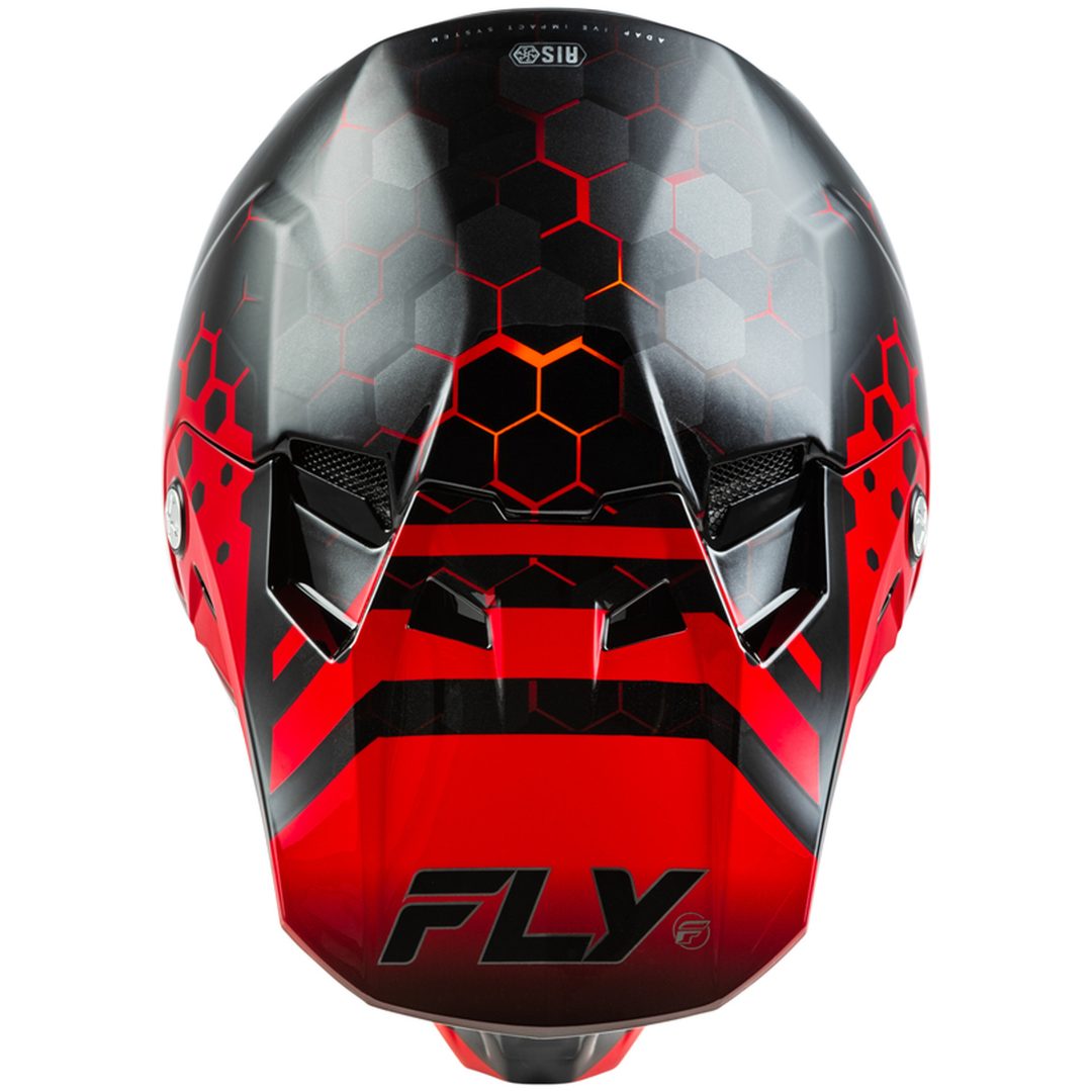 Crosshjälm Formula Cc Tektonic Svart/röd/orange FLY RACING XL – bild 4