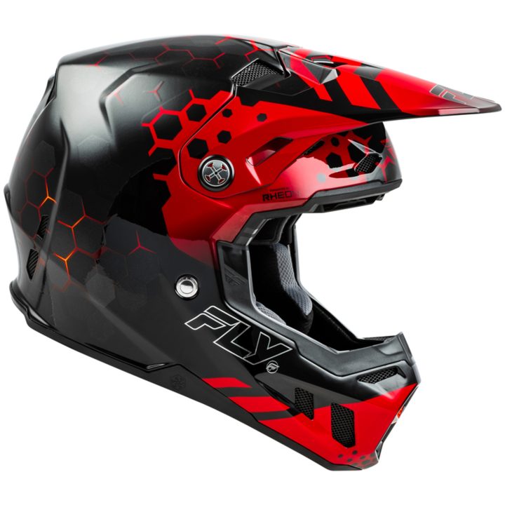 Crosshjälm Formula Cc Tektonic Svart/röd/orange FLY RACING XL – bild 2