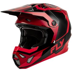Crosshjälm Formula CP Charge Svart Röd FLY RACING