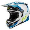 Crosshjälm Formula CP Charge Vit Blå Svart FLY RACING XL – miniatyr 1