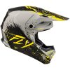 Crosshjälm Formula Cp Manic Matt Grå/svart/gul FLY RACING XL – miniatyr 2