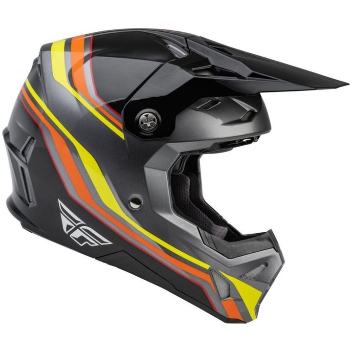 Crosshjälm Formula Cp Se Speeder Svart/gul/röd FLY RACING XL – bild 3