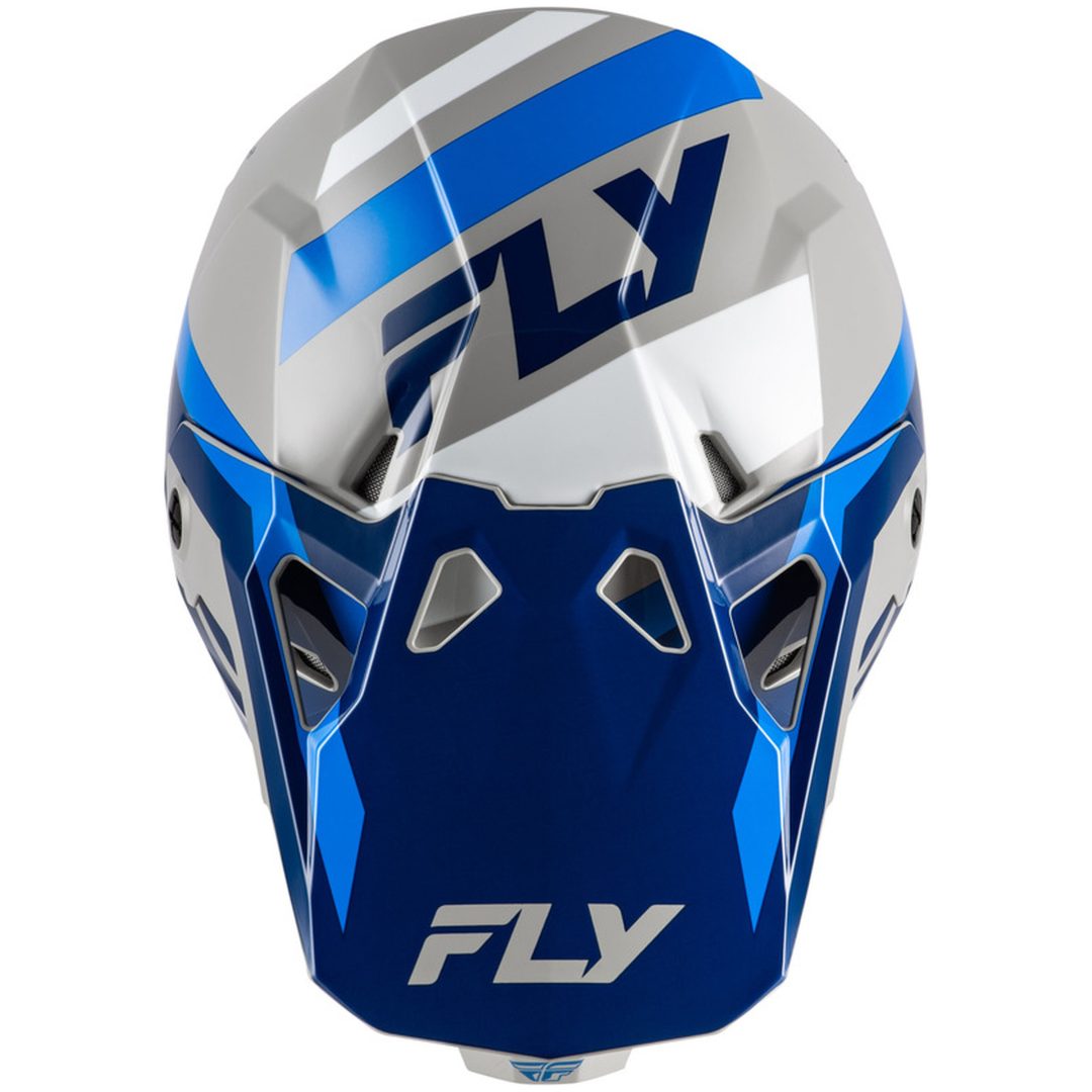 Crosshjälm Formula CP Seal Deco Glansig Mörkblå/Blå/Grå FLY RACING Small – bild 4