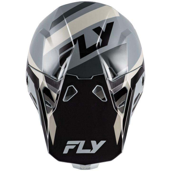 Crosshjälm Formula CP Seal Svart/Grå FLY RACING s – bild 3