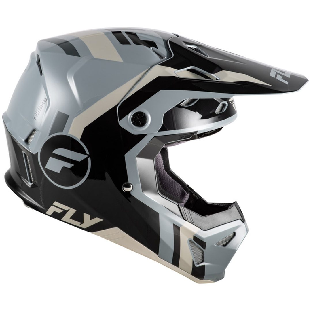 Crosshjälm Formula CP Seal Svart/Grå FLY RACING s – bild 4