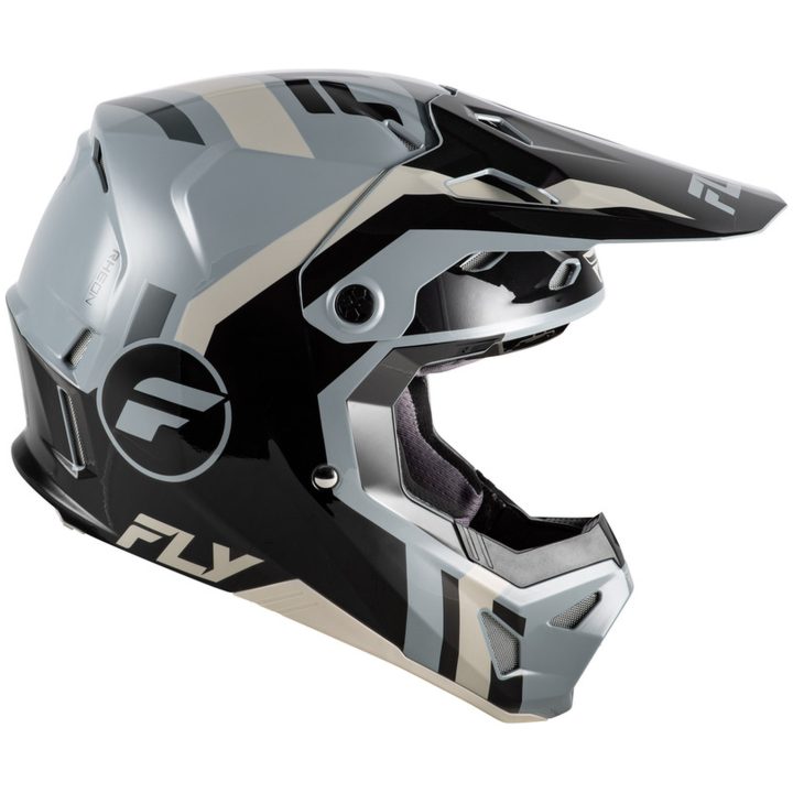 Crosshjälm Formula CP Seal Svart/Grå FLY RACING s – bild 4