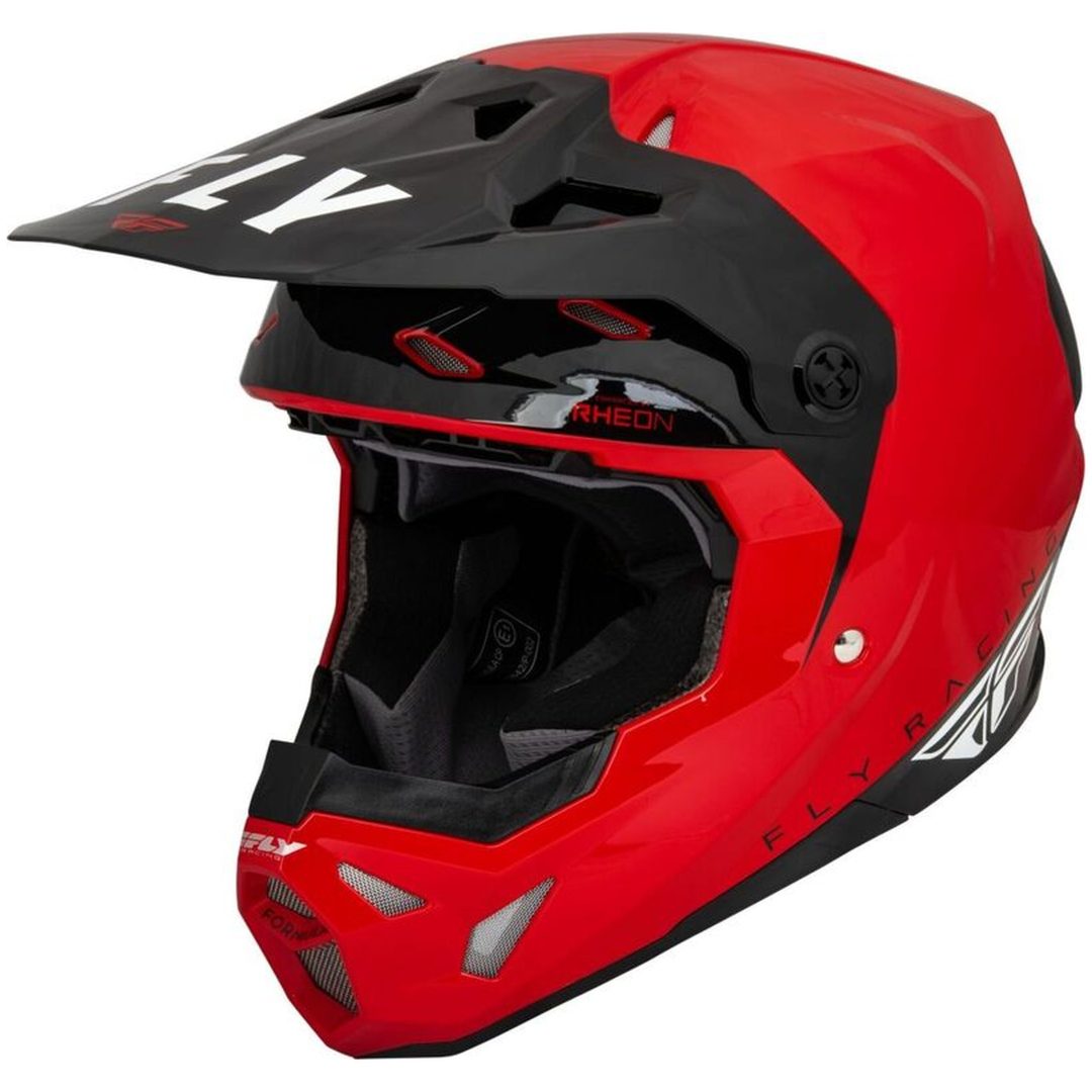 Crosshjälm Formula Cp Slant Röd/svart/vit FLY RACING s