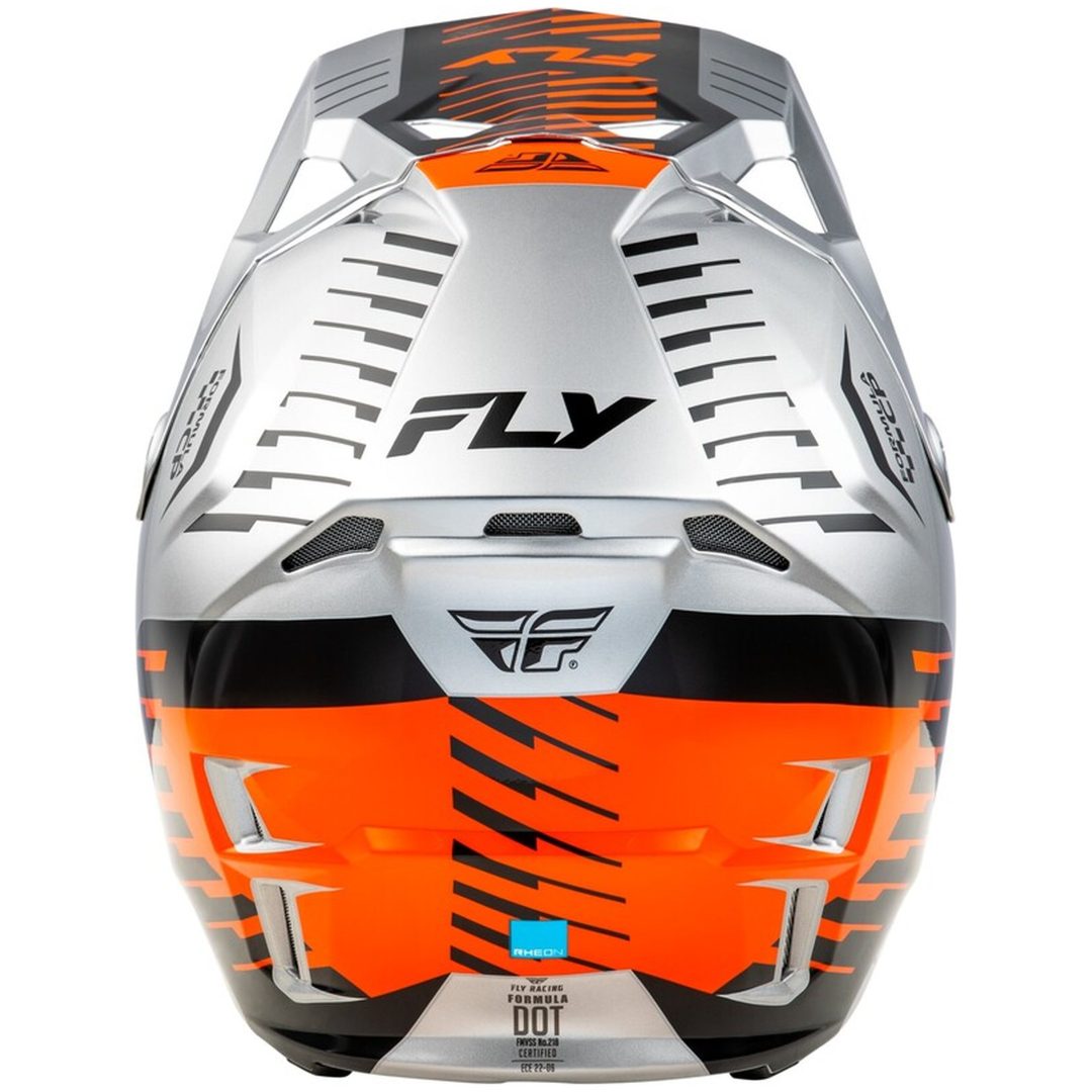 Crosshjälm Formula Cp Slice Grå/orange/svart FLY RACING s – bild 2