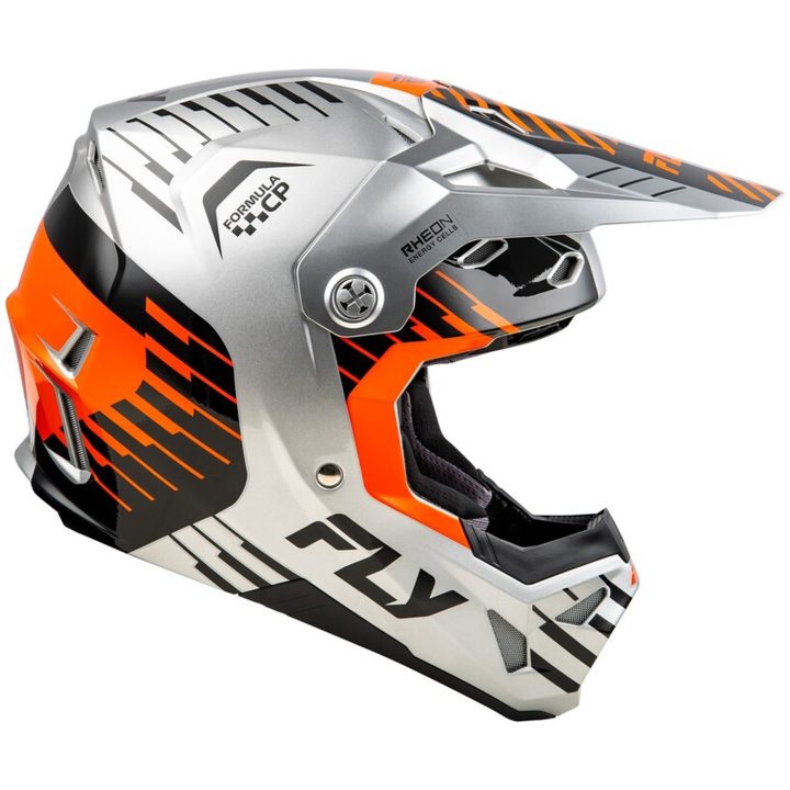 Crosshjälm Formula Cp Slice Grå/orange/svart FLY RACING s – bild 4