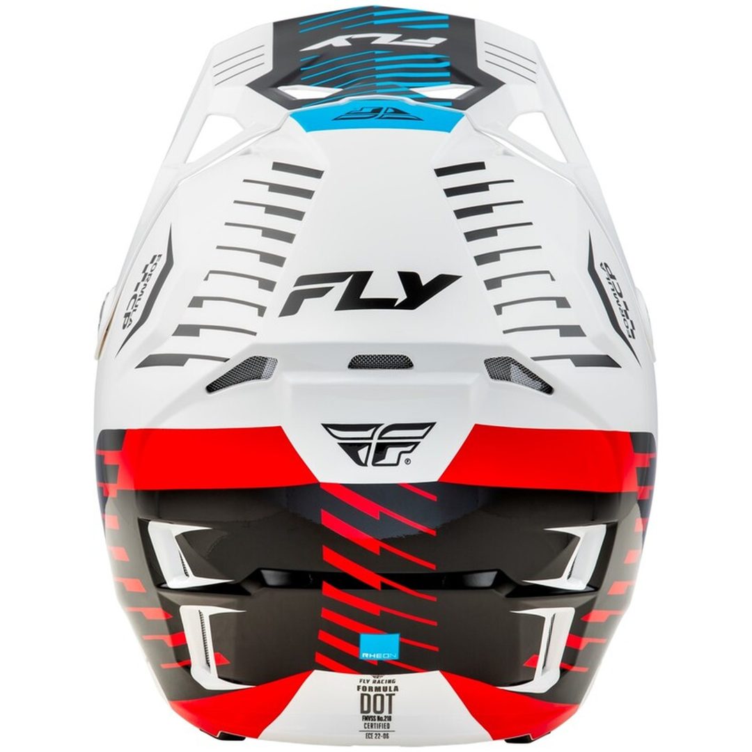 Crosshjälm Formula Cp Slice Vit/röd/cyan/blå FLY RACING XL – bild 2