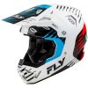 Crosshjälm Formula Cp Slice Vit/röd/cyan/blå FLY RACING XL – miniatyr 1