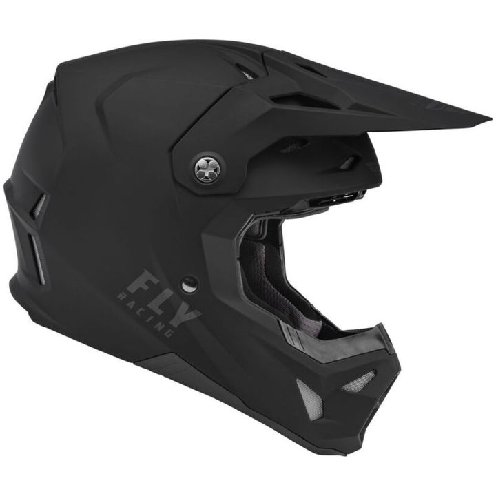 Crosshjälm Formula Cp Solid Youth - Matt Svart FLY RACING yl – bild 4