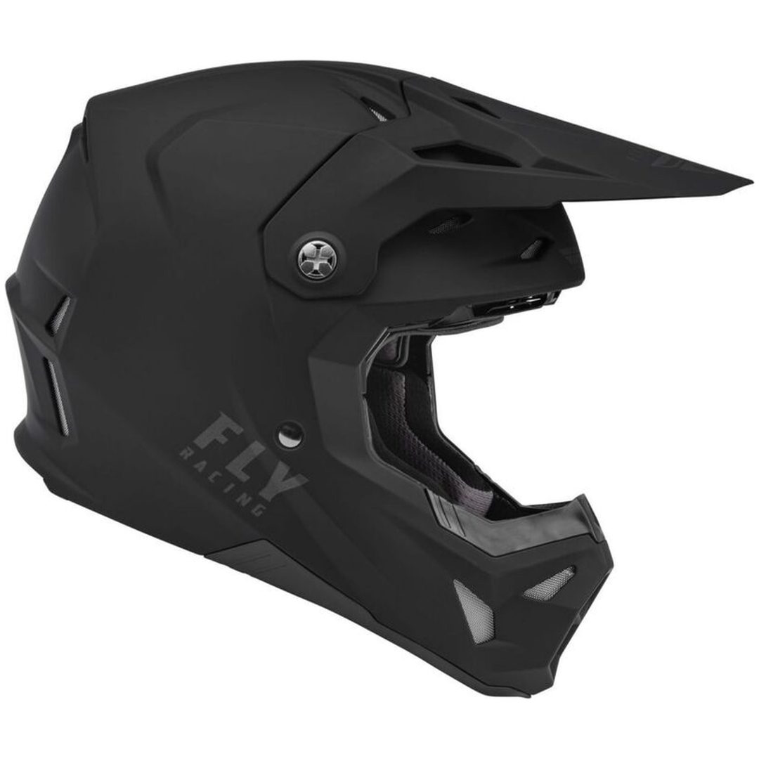 Crosshjälm Formula Cp Solid Youth - Matt Svart FLY RACING yl – bild 5