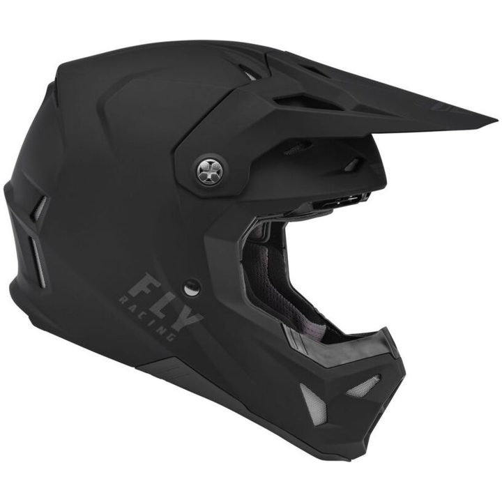 Crosshjälm Formula Cp Solid Youth - Matt Svart FLY RACING yl – bild 5