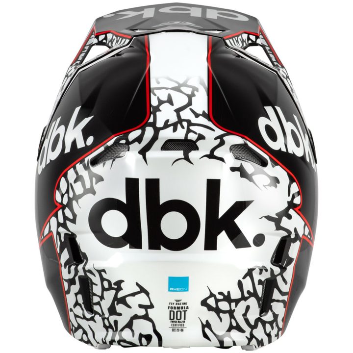 Crosshjälm Formula CP Special Edition DBK Svart/Vit/Röd FLY RACING Small – bild 2