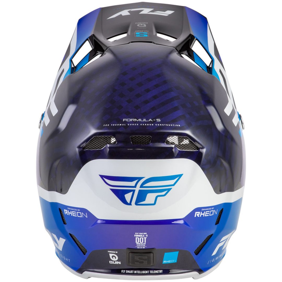 Crosshjälm Formula S Carbon Byte Blå/Vit FLY RACING s – bild 2