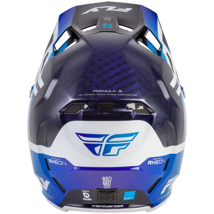 Crosshjälm Formula S Carbon Byte Blå/Vit FLY RACING s – bild 2