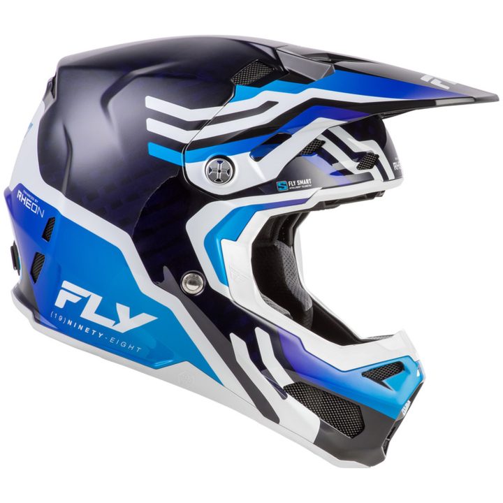 Crosshjälm Formula S Carbon Byte Blå/Vit FLY RACING s – bild 4