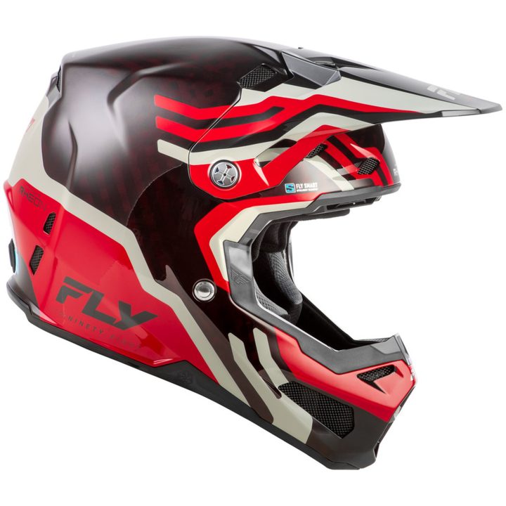 Crosshjälm Formula S Carbon Byte Röd/Grå FLY RACING s – bild 3