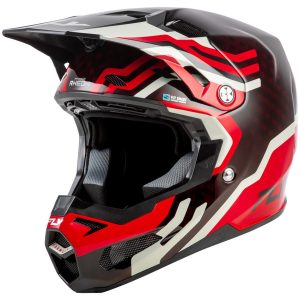 Crosshjälm Formula S Carbon Byte Röd/Grå FLY RACING