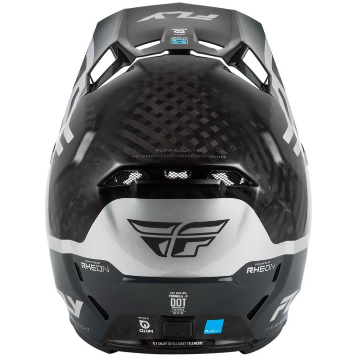 Crosshjälm Formula S Carbon Byte Svart/Grå/Silver FLY RACING s – bild 2