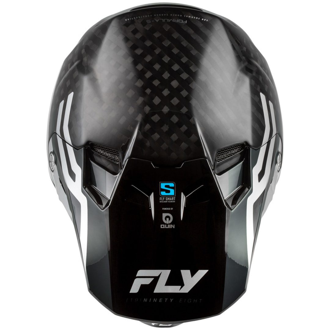 Crosshjälm Formula S Carbon Byte Svart/Grå/Silver FLY RACING s – bild 3