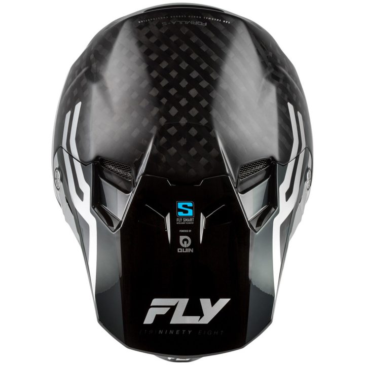 Crosshjälm Formula S Carbon Byte Svart/Grå/Silver FLY RACING s – bild 3