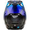 Crosshjälm Formula S Carbon Protocol Svart/blå FLY RACING s – miniatyr 2