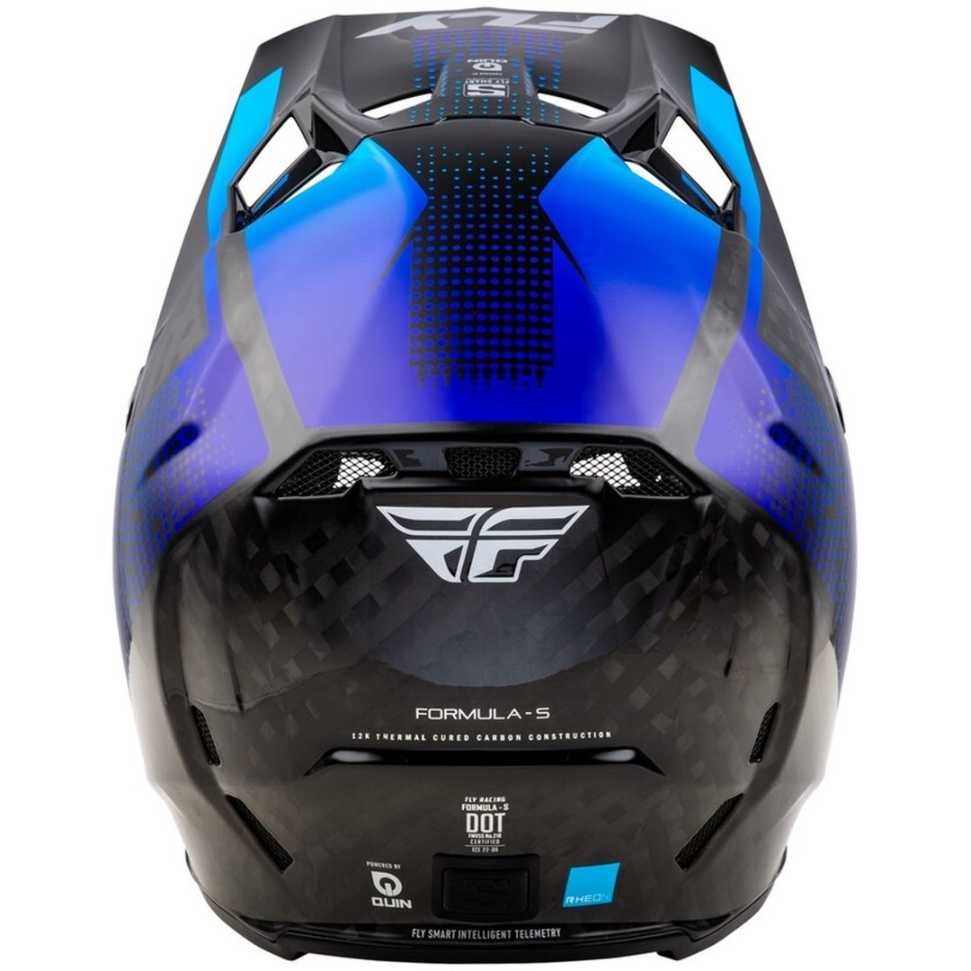 Crosshjälm Formula S Carbon Protocol Svart/blå FLY RACING s – bild 2