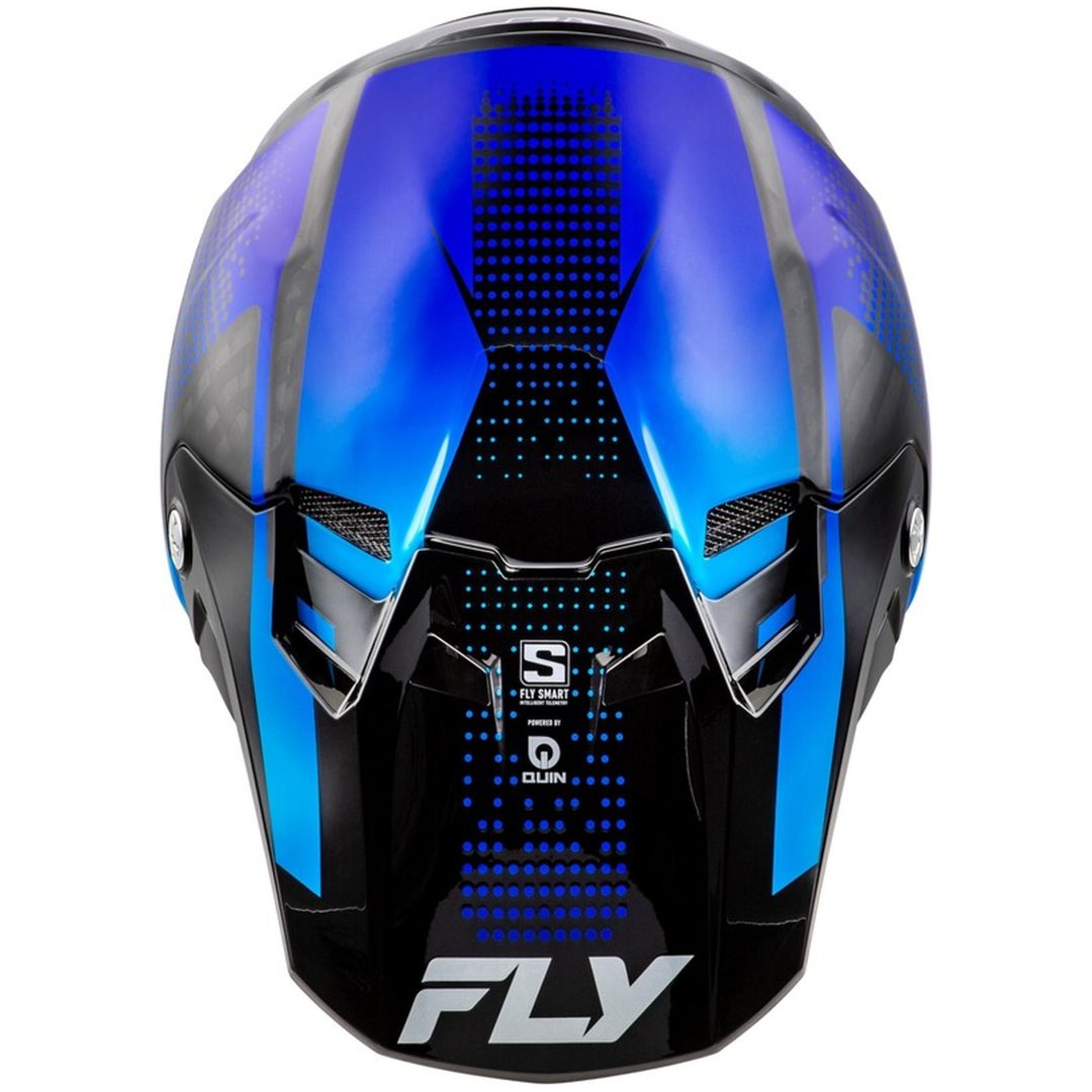 Crosshjälm Formula S Carbon Protocol Svart/blå FLY RACING s – bild 3